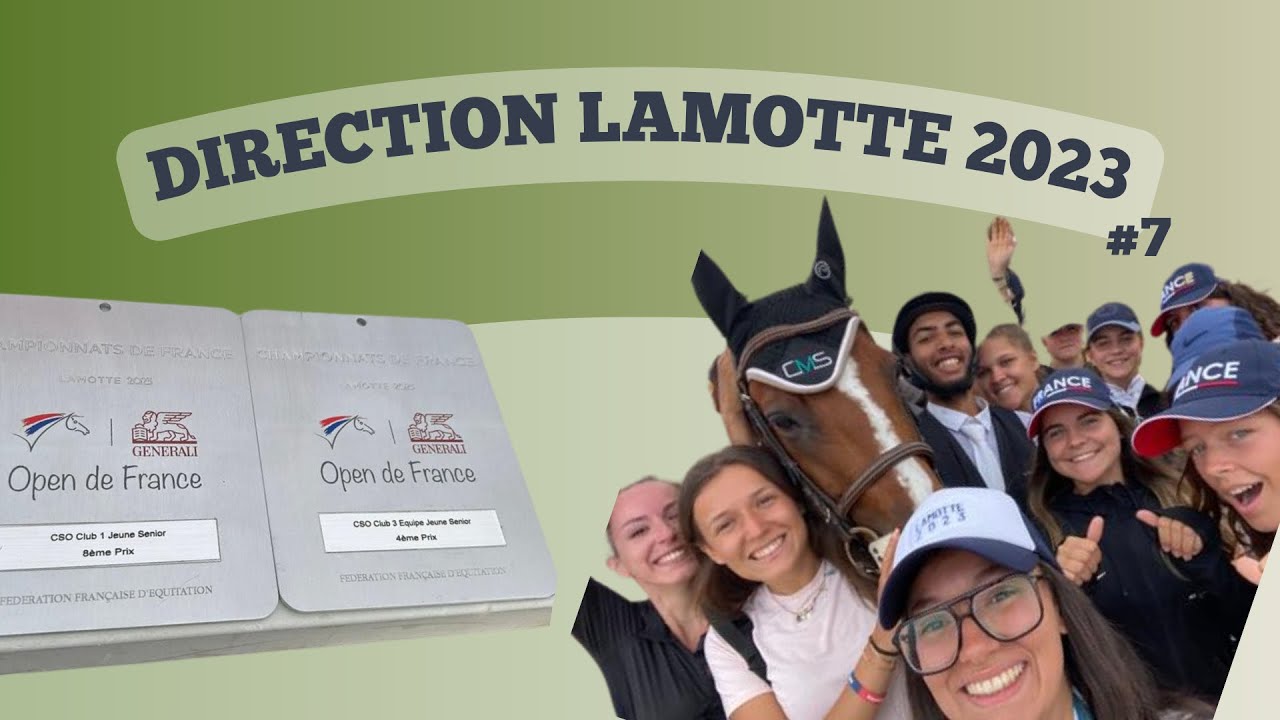 ON DIT AU REVOIR AUX CHAMPIONNATS DE FRANCE Direction Lamotte 2023