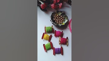 Embroidery Thread Storage Ideas || #Shorts  #shortDIY #ideas #mahiyascreation