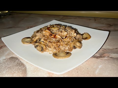 Полезный и вкусный плов из полбы с курицей и грибами! (հաճարով փլավ/ასლის ფლავი)