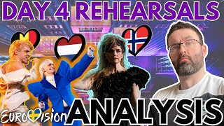 🔍 Eurovision Rehearsals Day 4 🇳🇱🇧🇪🇳🇴 ANALYSIS | Eurovision 2024