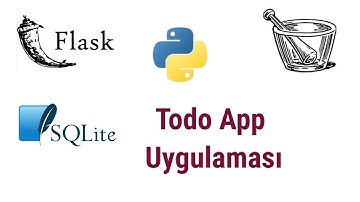1 Videoda Flask , SqlAlchemy , ORM ve Bootstrap ile Todo App - Python Web Geliştirme