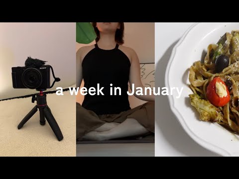 VLOG. 소니 zv-1f로 담은 일상 브이로그📹 1월 계획과 다짐. 소중한 나의 아침을 담은 영상! 건강하게 챙겨먹고, 최애 식재료 추천까지. 브라켓테이블 룸스프레이.