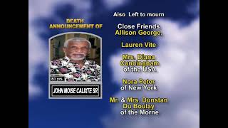 John Moise Calixte Sr. long