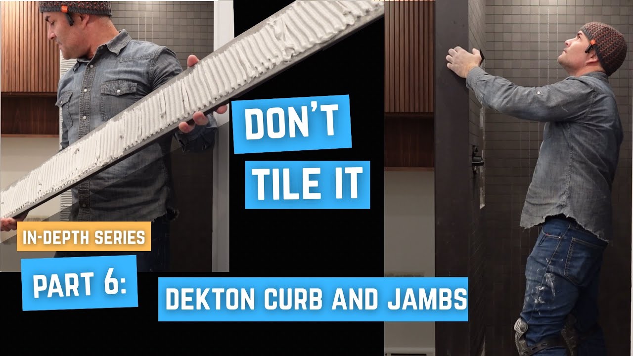 How to build a shower | Part 6: shower curb and jambs - YouTube