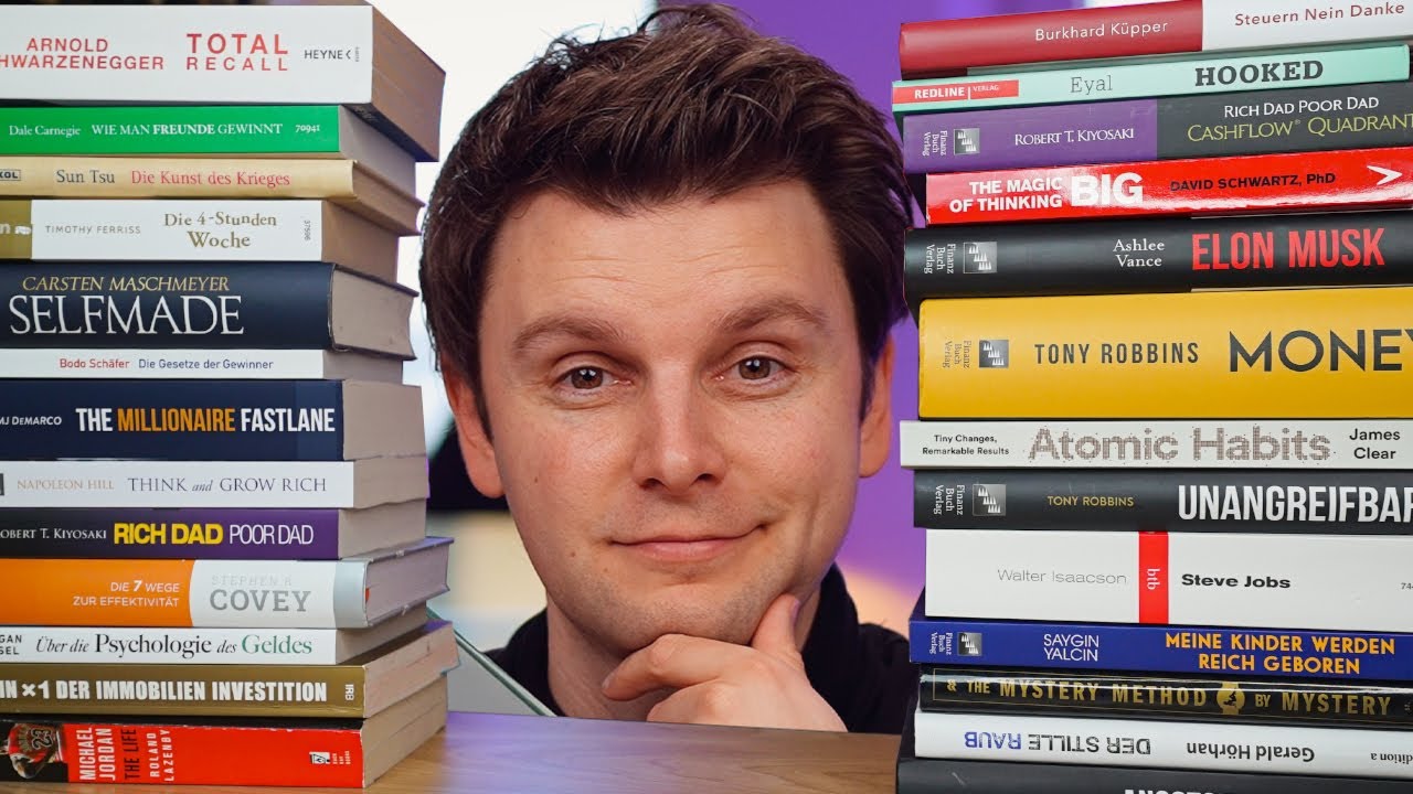 Ich habe 100 Business Bücher gelesen Top REICH WERDEN Bücher YouTube