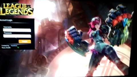 VI League of Legends Login Screen for Ubuntu 12.04