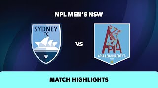 NPL Men's NSW Round 13 Highlights –Sydney FC v APIA Leichhardt