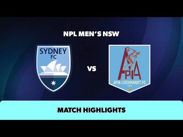 NPL Men's NSW Round 13 Highlights –Sydney FC v APIA Leichhardt
