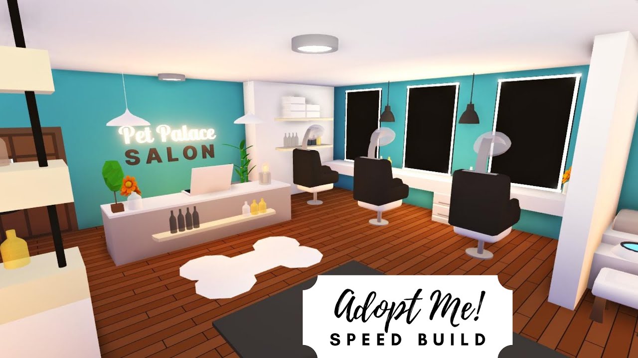 Donut House Pet Salon Speed Build Roblox Adopt Me Youtube - roblox house pets