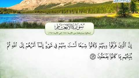 ما تيسر من سورة الأنعام   مصطفى عمر عامر