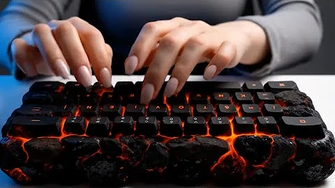 Super satisfying ai typing on unique keyboards #ai #asmr #keyboard