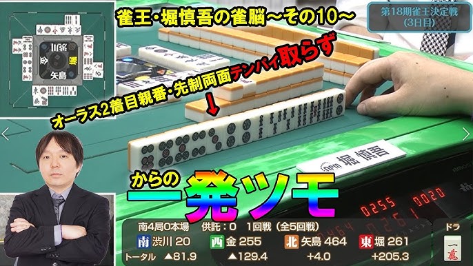 雀王 堀慎吾の雀脳 その14 Youtube