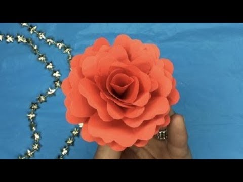 genetisch hond Winst DIY: HOW TO MAKE A PAPER ROSE? - EASY ROSE FROME PAPER - YouTube