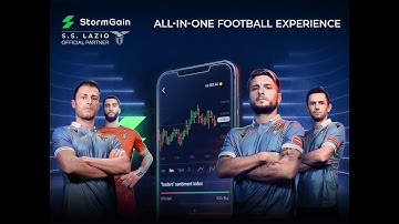 StormGain - Official Partner of S.S. Lazio