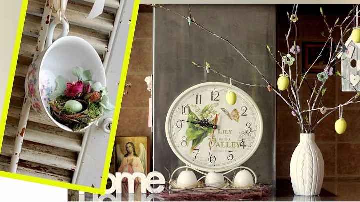 Spring Decor with Nests and Birdhouses   Bird Nest Easter Decor Ideas