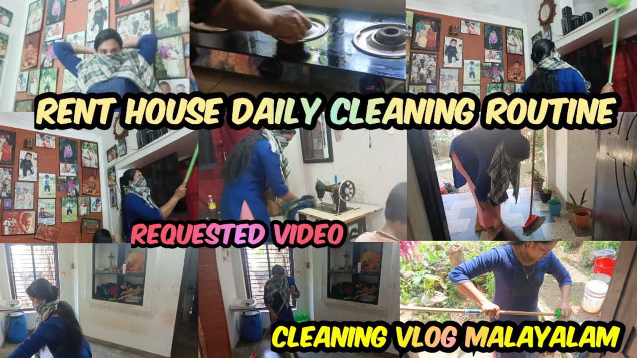 Rent House Cleaning Vlog 🏡🧹 Cleaning Vlog Malayalam | Requested Video 
