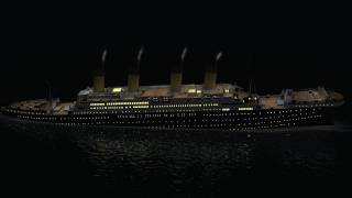 Titanic 3D Sinking Simulation 1280x720 720p Full HD (WIP)