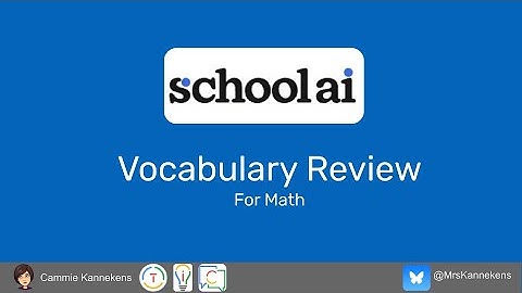 SchoolAI - Math Vocabulary Retrieval Practice