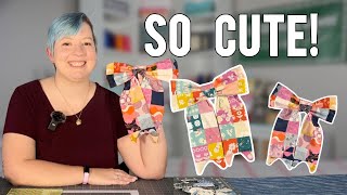 Turn Quilting Scraps into a Patchwork Bow – Easy DIY