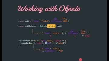 JavaScript Object entries