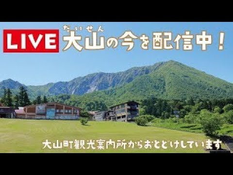 【LIVE】大山(だいせん)の今をお届け! ~ライブ配信中~