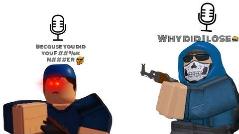 POV Roblox Arsenal gets voice chat ￼