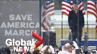US election: Trump tells protesters in DC "we will never give up, we will never concede" | FULL