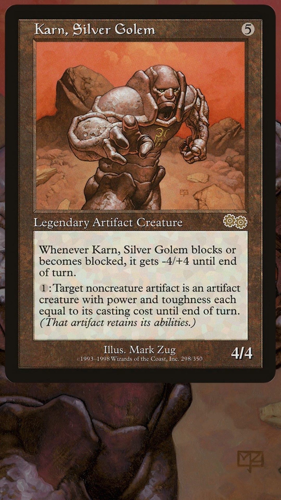 Karn, Silver Golem Is The Coolest Magic Card Of All Time