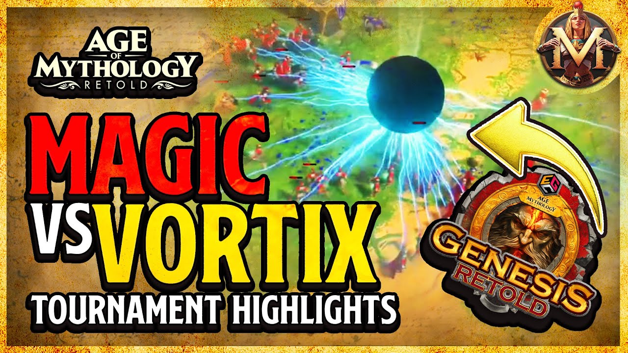 Age of Mythology Retold: Magic vs Vortix - Tournament Highlights!