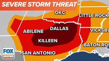 Damaging Winds, Hail, Isolated Tornado Possible In Southern Plains On Tuesday
