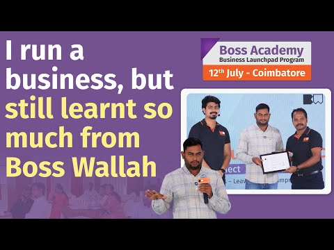 I run a business, but still learn so much from Boss Wallah | Business Launchpad Program