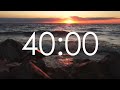 40 minute timer with ambient music