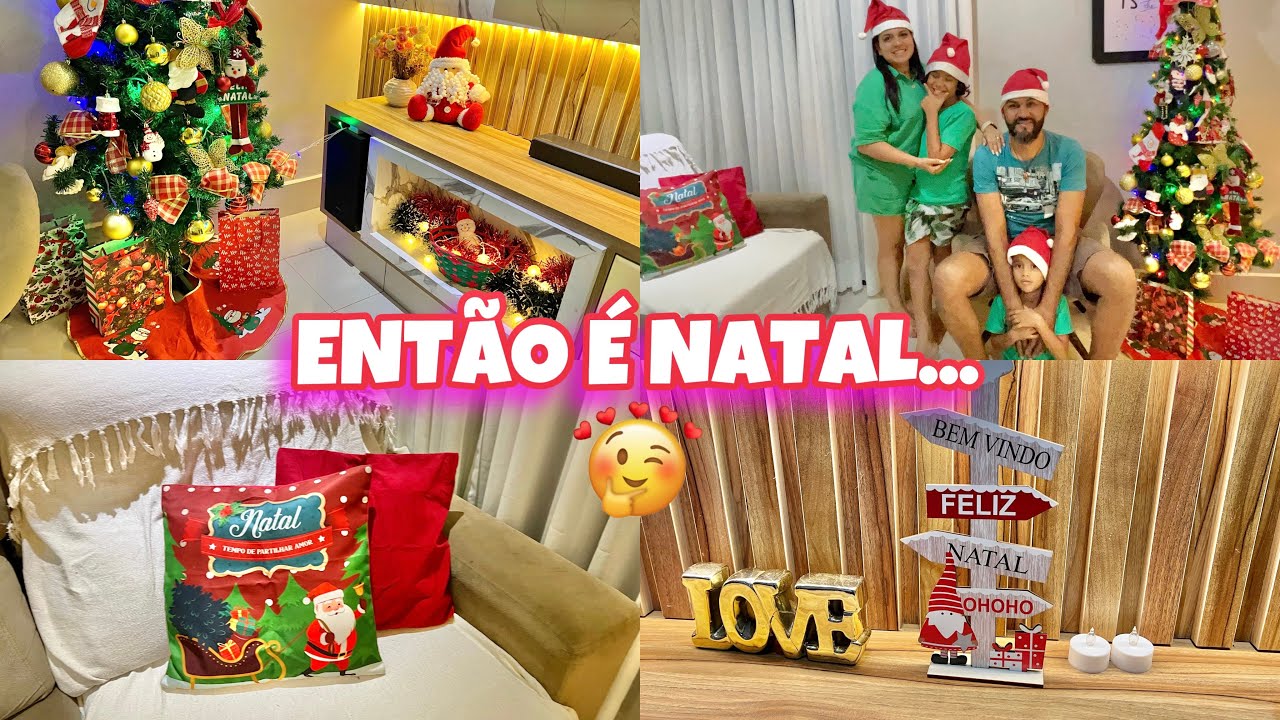 Decoração de natal feita pela família - Casemiro Decor