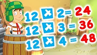 El Chavo Animado | Tabla de multiplicar del 12, Canción tablas de Multiplicar con el Chavo Animado