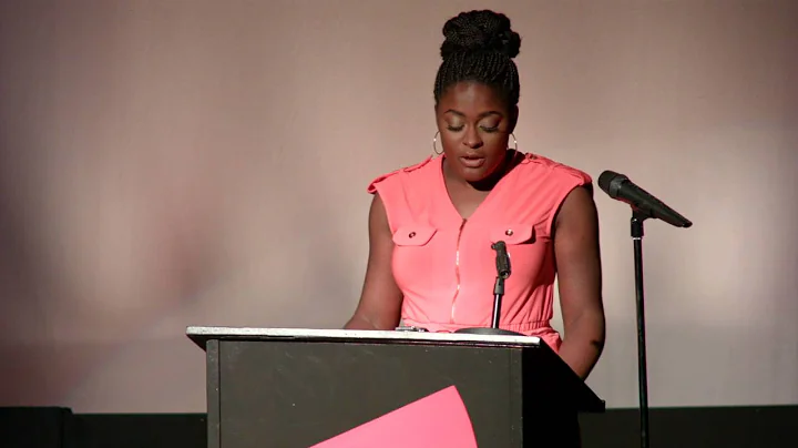 Danielle Slaughter reading "Mommy, I Black"
