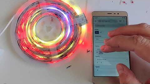 Hacking a RGB Led Strip (WS2812B) from Lidl (livarno lux)  Part 2