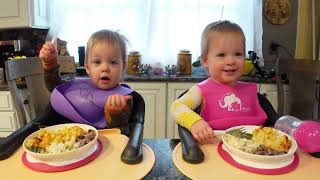 Twins try baked mac n cheese