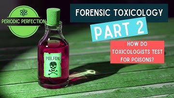 Forensic Toxicology Part 2 Testing Procedures and Techniques
