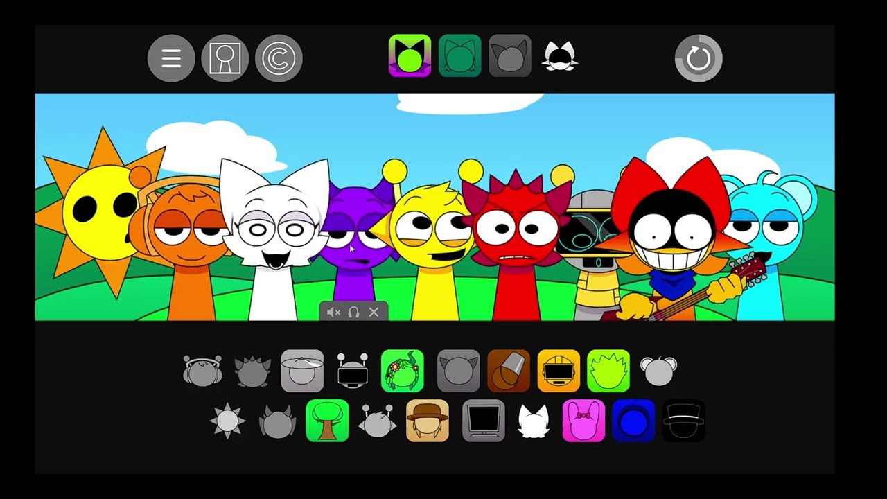 A little showcase of my Sprunki (pyramixed) mod.