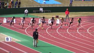 20160508　福井県選手権　男子100m　準決勝3組