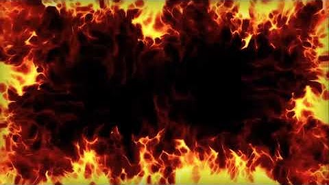 fire frame loop effect - Download Stock Footage