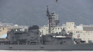 M170323A 海上自衛隊練習艦隊 練習艦『やまゆき』 神戸港出港