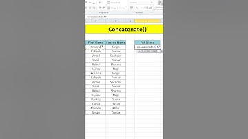 Concatenate function. #exceltutorial #excel #excelshortcuts #exceltips #advanceexcel  #exceltricks
