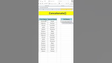 Concatenate function. #exceltutorial #excel #excelshortcuts #exceltips #advanceexcel  #exceltricks