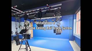 Installation of T&Y studio ceiling rail system