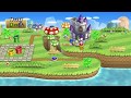 Tas new super mario bros wii  4players  world 1 100