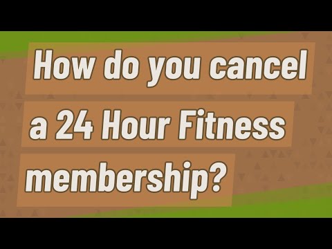 Vídeo: Como você cancela sua assinatura do 24 Hour Fitness?
