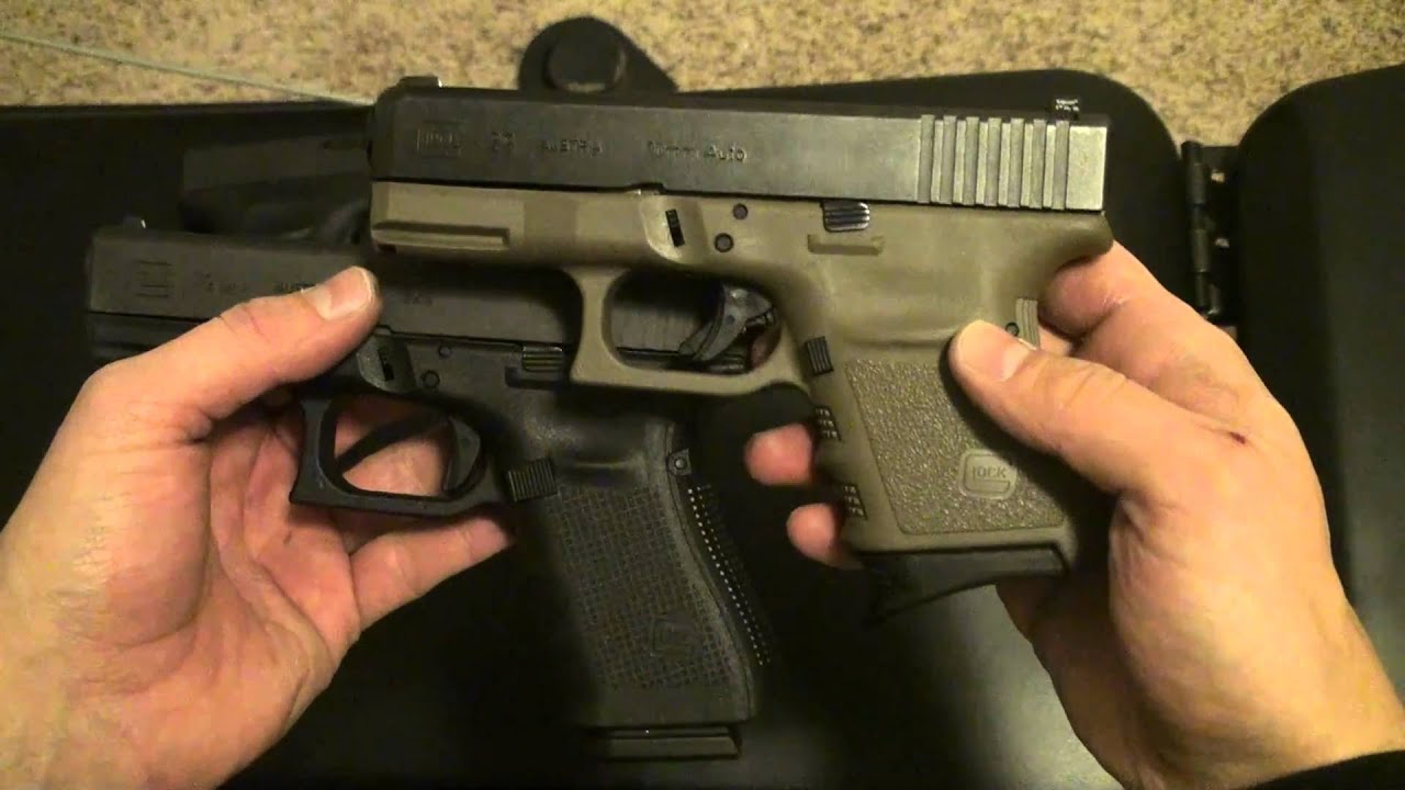 Glock 29 vs Glock 19 and Glock 26 - YouTube.