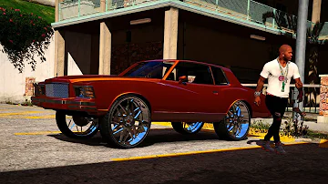 1978 Monte Carlo on 30 inch Forgiato Wheels - GTA V Donk Mods