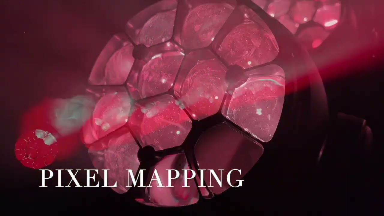 TESTA MOBILE LED MARY WASH 12X40W RGBW moving color ZOOM giochi PIXEL Mapping LAMPOSHOP